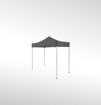 A dark grey folding gazebo 3x1.5 m.